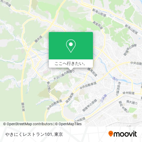 やきにくレストラン101地図