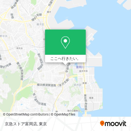 京急ストア富岡店地図
