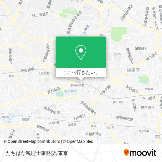 たちばな税理士事務所地図