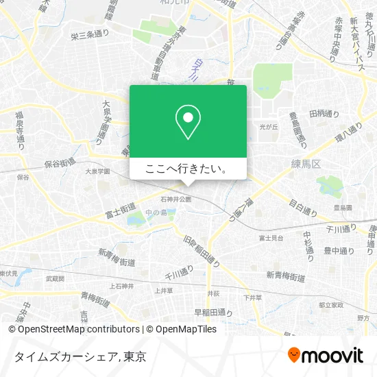 タイムズカーシェア地図