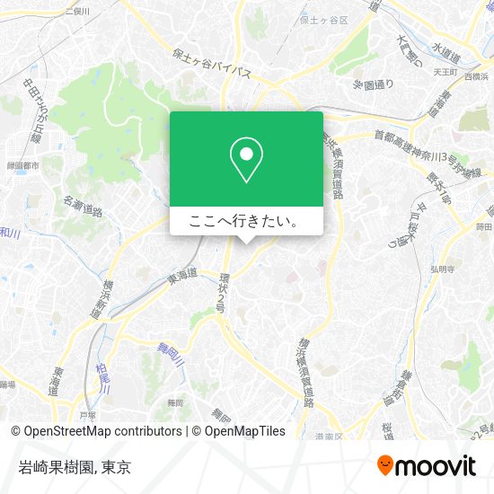 岩崎果樹園地図