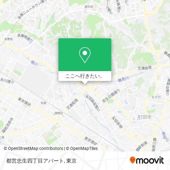 都営忠生四丁目アパート地図