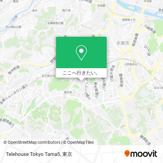 Telehouse Tokyo Tama5地図