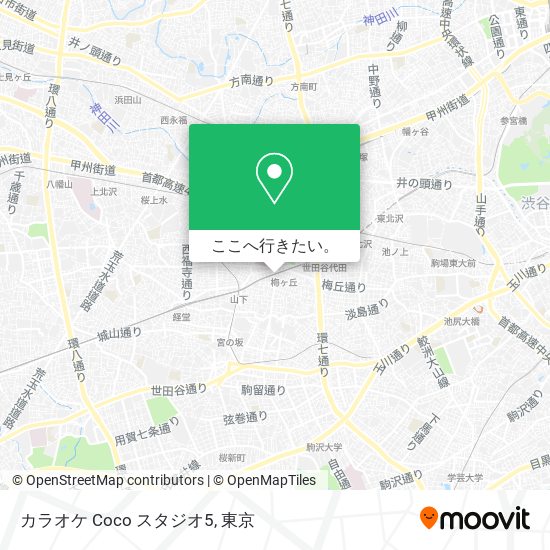 カラオケ Coco スタジオ5地図