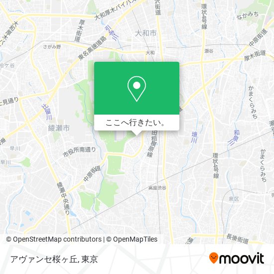 アヴァンセ桜ヶ丘地図