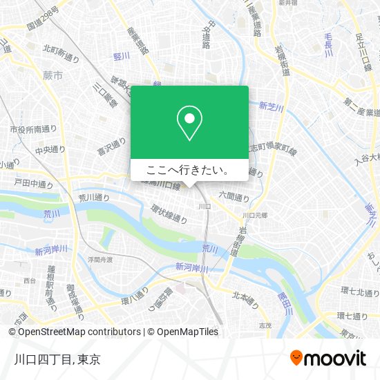 川口四丁目地図