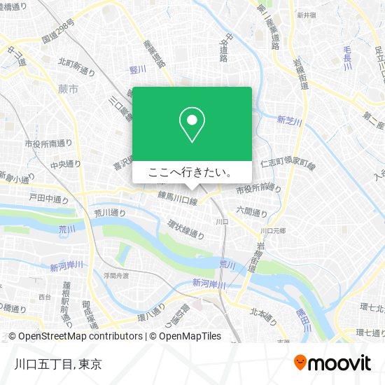 川口五丁目地図