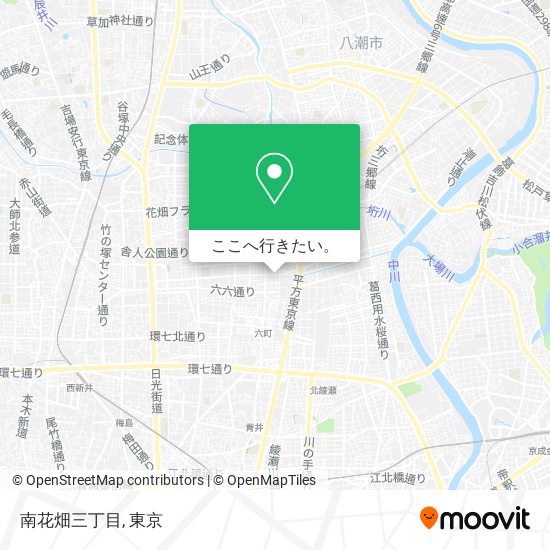 南花畑三丁目地図