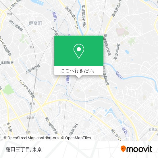 蓮田三丁目地図