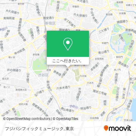 フジパシフィックミュージック地図