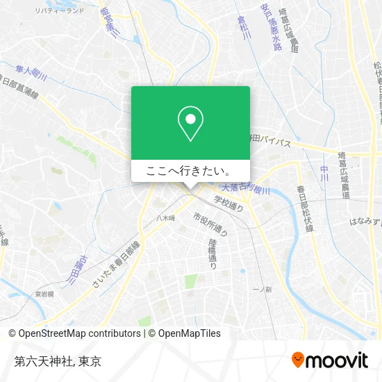 第六天神社地図