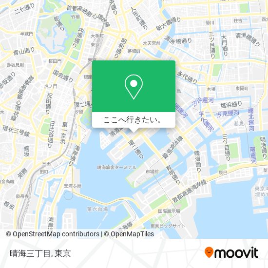 晴海三丁目地図
