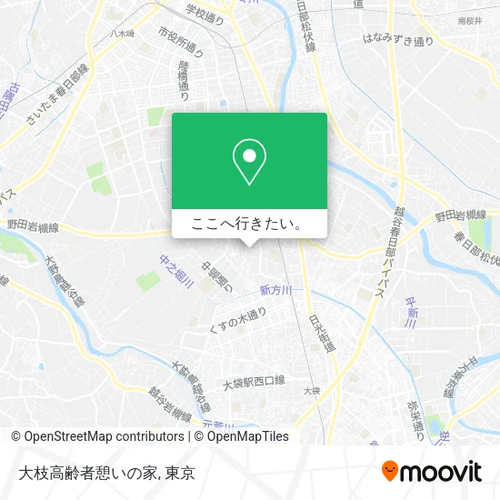 大枝高齢者憩いの家地図