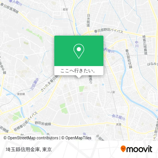 埼玉縣信用金庫地図