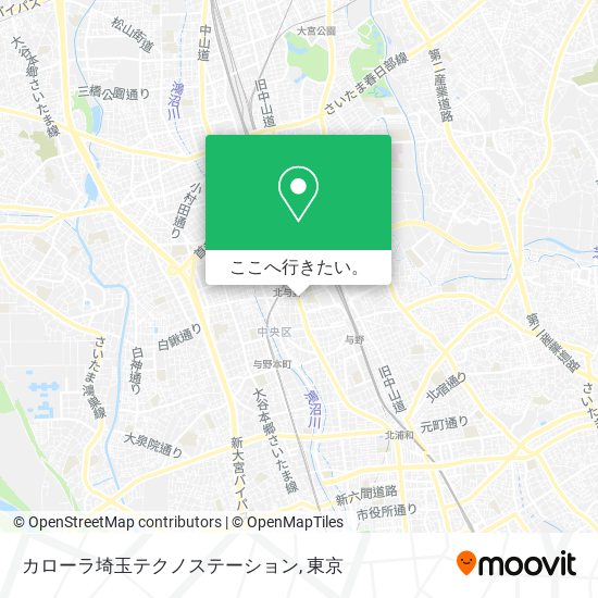 カローラ埼玉テクノステーション地図