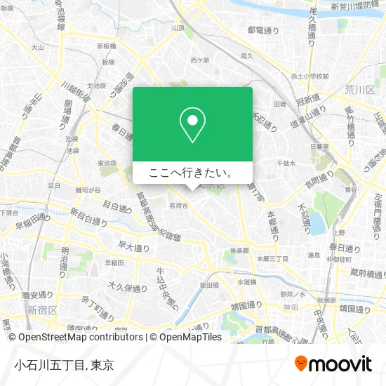 小石川五丁目地図