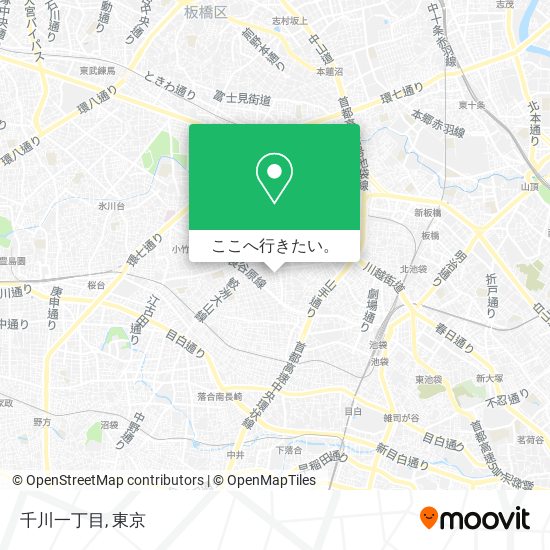 千川一丁目地図