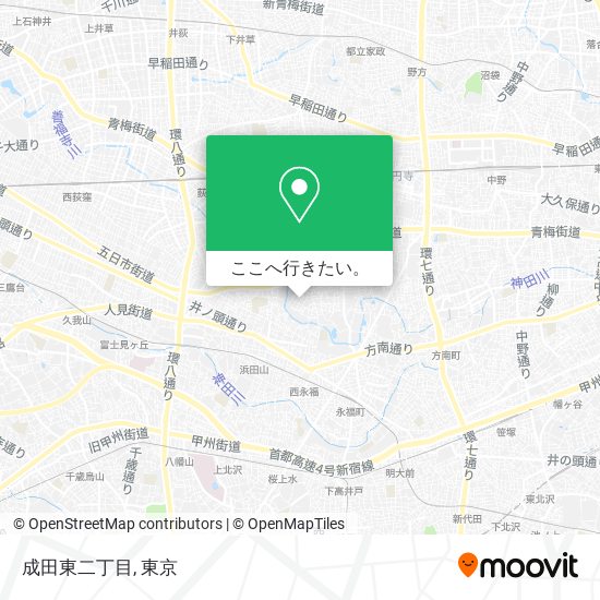 成田東二丁目地図