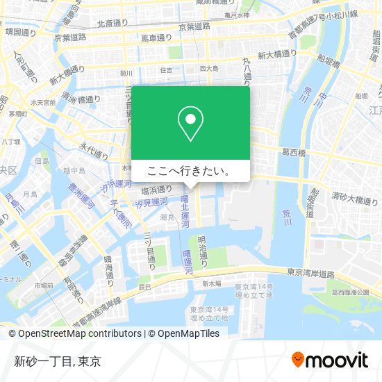 新砂一丁目地図