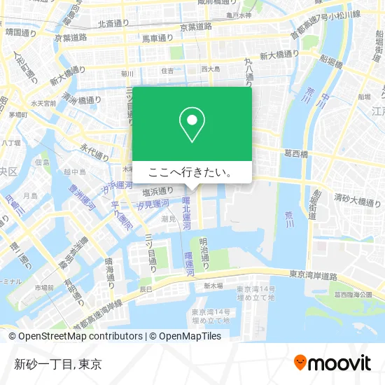 新砂一丁目地図