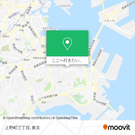 上野町三丁目地図