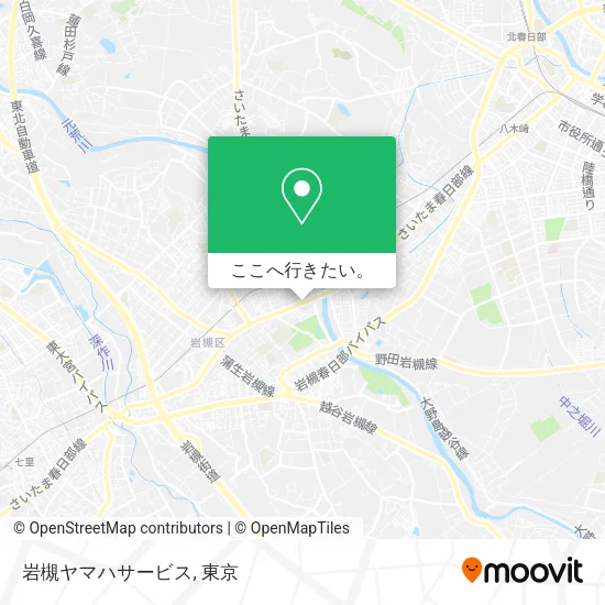 岩槻ヤマハサービス地図