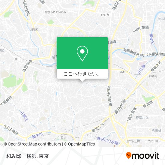 和み邸・横浜地図