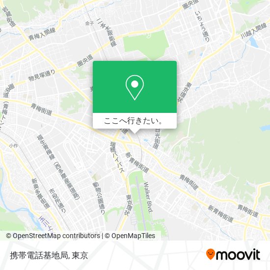 携帯電話基地局地図