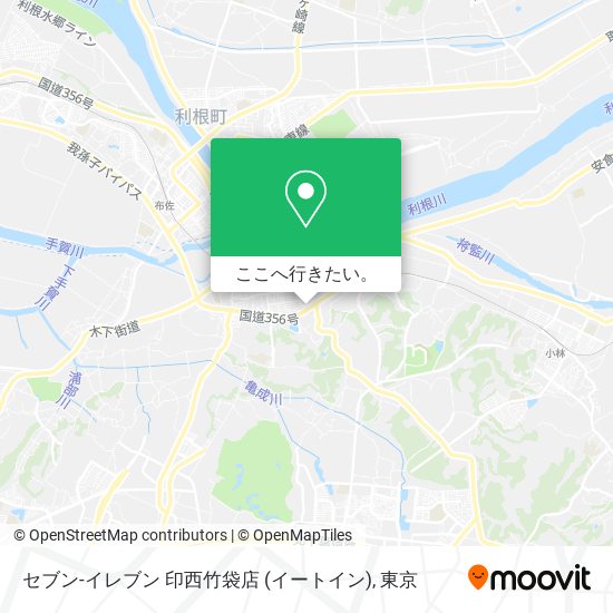 セブン-イレブン 印西竹袋店 (イートイン)地図