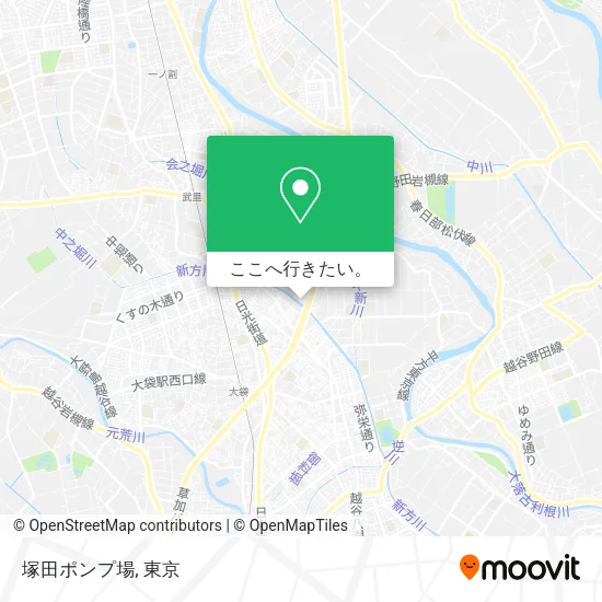 塚田ポンプ場地図