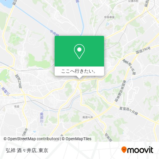 弘祥 酒々井店地図