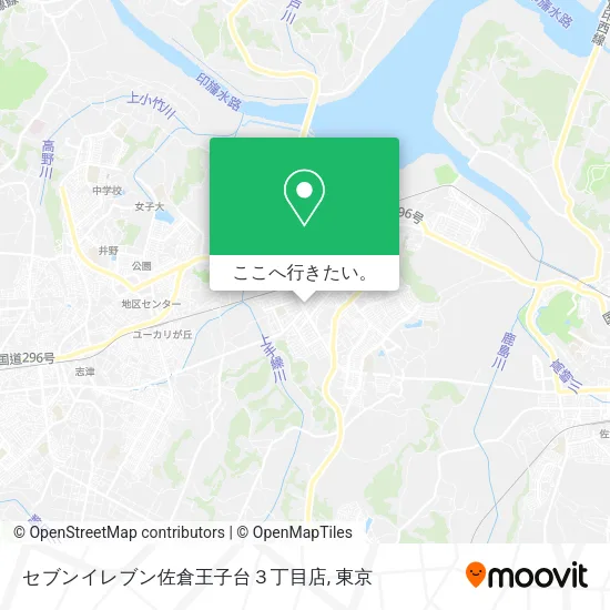 セブンイレブン佐倉王子台３丁目店地図