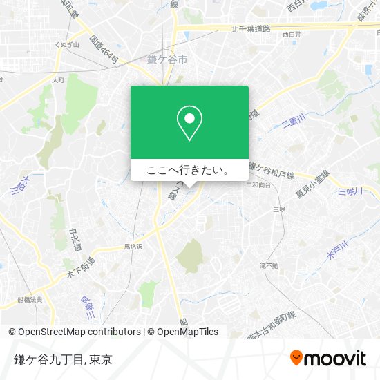 鎌ケ谷九丁目地図