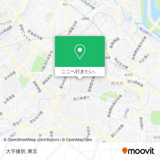 大字膝折地図
