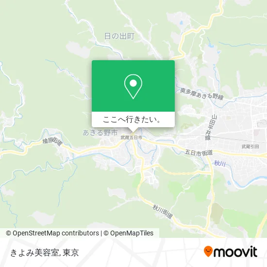きよみ美容室地図