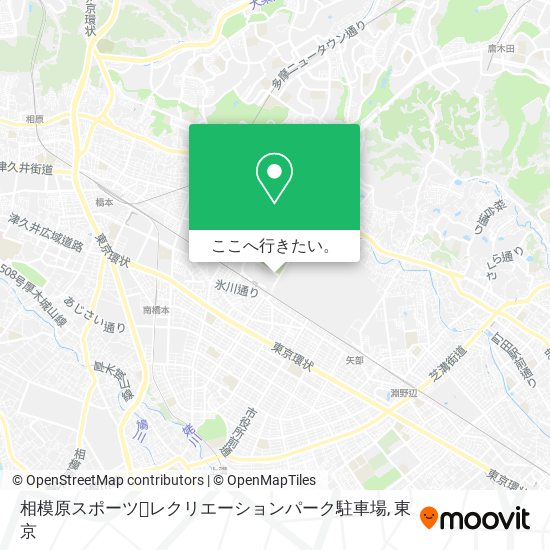 相模原スポーツ･レクリエーションパーク駐車場地図