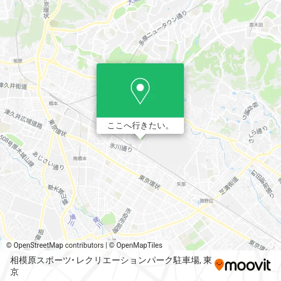 相模原スポーツ･レクリエーションパーク駐車場地図