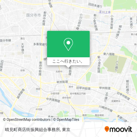 晴見町商店街振興組合事務所地図
