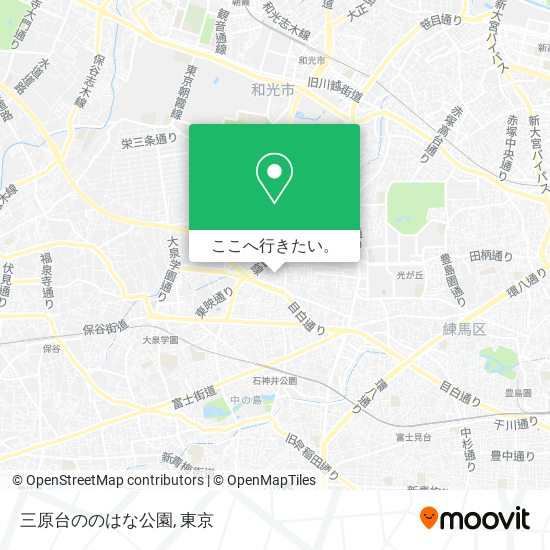 三原台ののはな公園地図