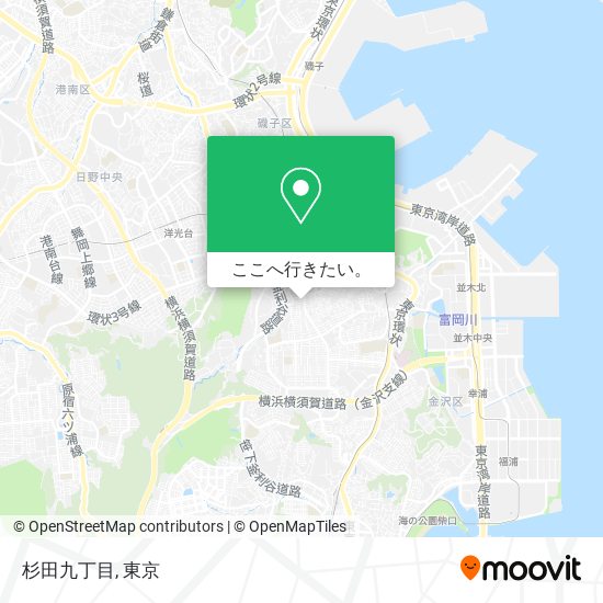 杉田九丁目地図