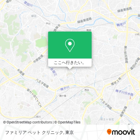 バス または 地下鉄 メトロで横浜市のファミリア ペット クリニックへの行き方