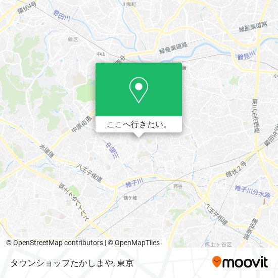 タウンショップたかしまや地図