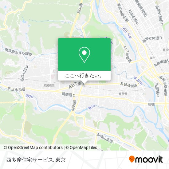 西多摩住宅サービス地図