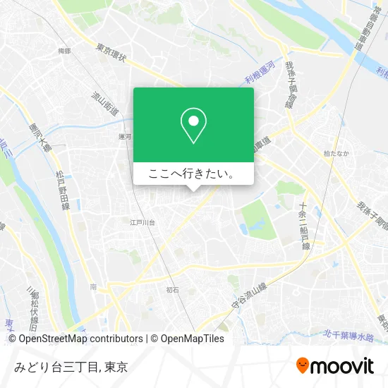 みどり台三丁目地図