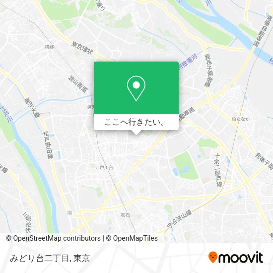 みどり台二丁目地図