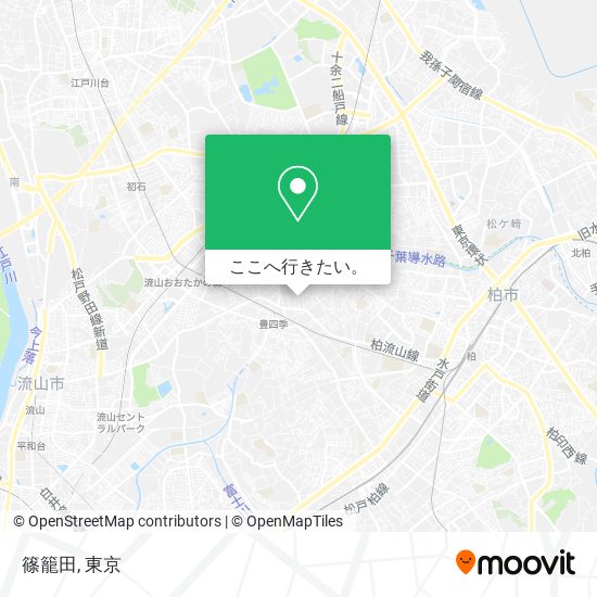 篠籠田地図