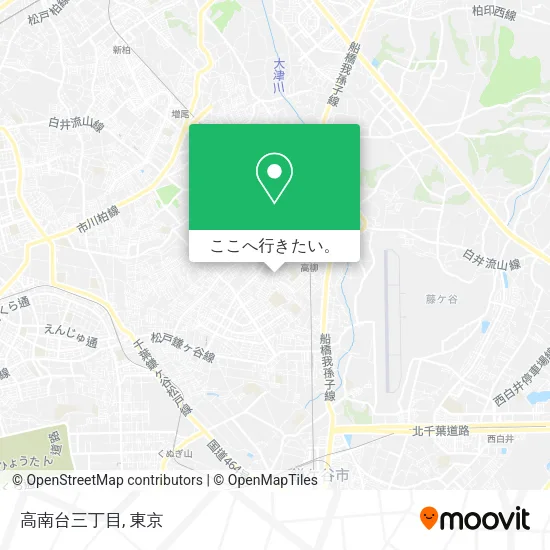 高南台三丁目地図