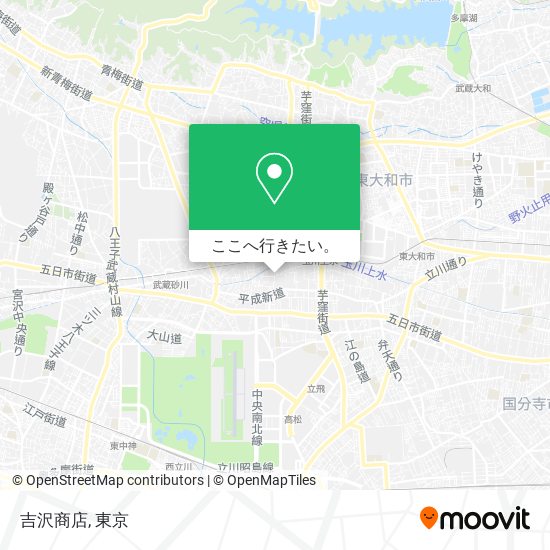 吉沢商店地図