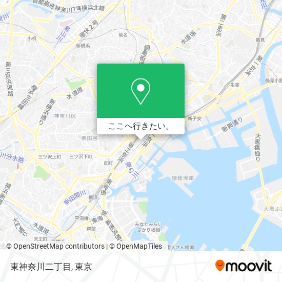 東神奈川二丁目地図