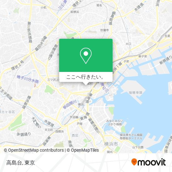 高島台地図